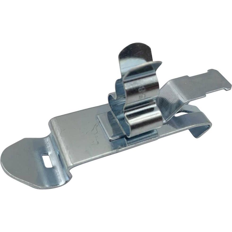 Tru Components, Kabelschutz + Kabelführung, Schirmklammer Klemm-Ø (max.) 8 mm Federstahl 1 St. (Kabelschlauch)