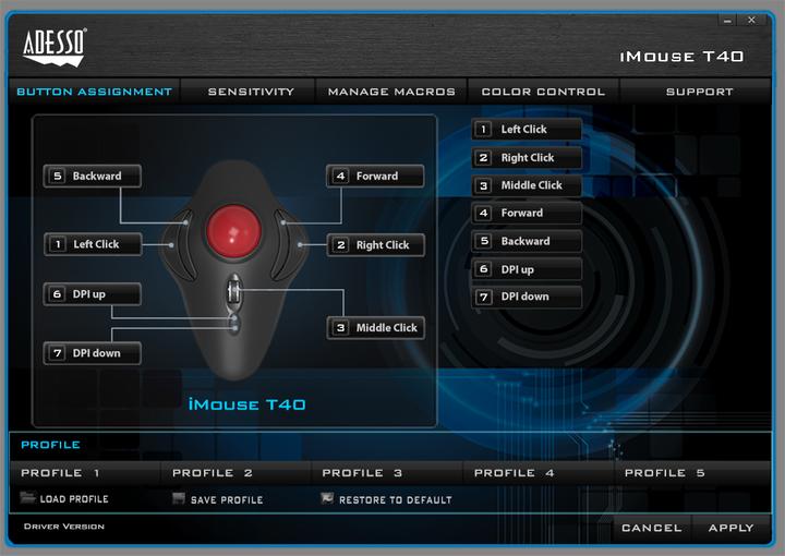 Produktbild Adesso iMouse T40 (Kabellos)