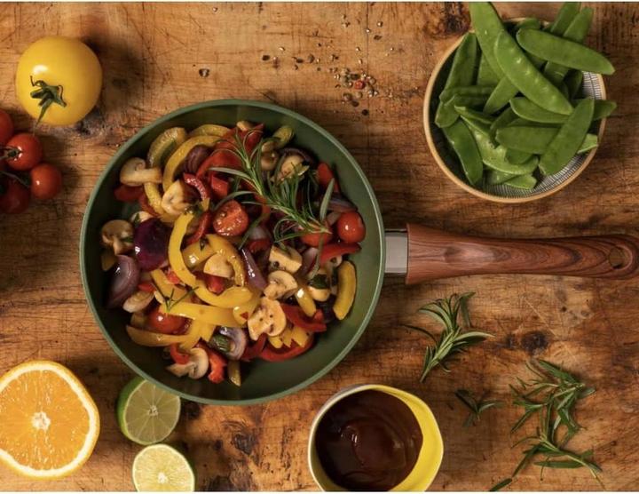 Actual product image Just Vegan Frying pan (Frying pan, Aluminium, 28 x 6 cm)
