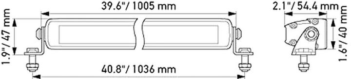 Image du produit Hella Feux longue portée LED 12.000 lm BLACK MAGIC 1FJ 358 176-321