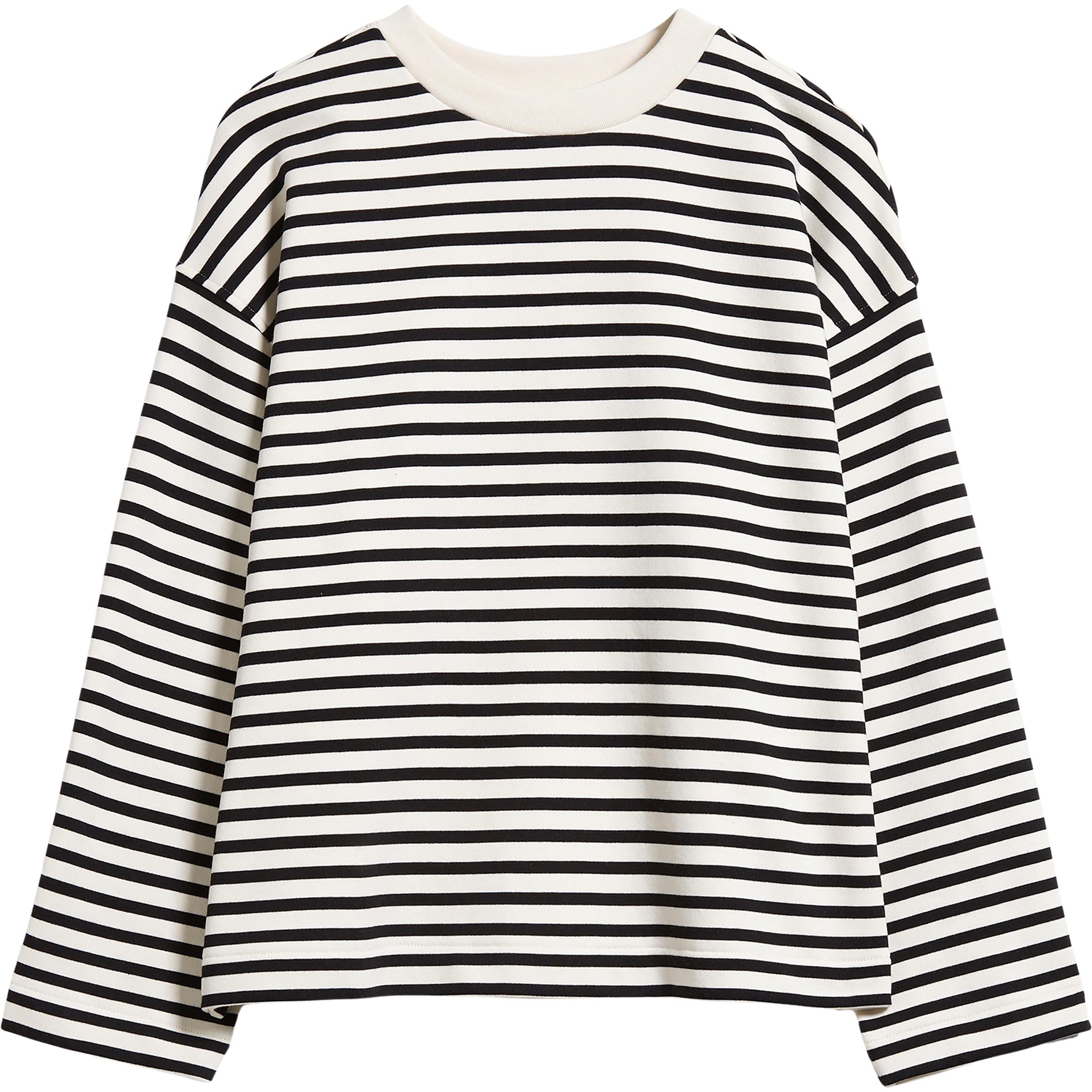 Armedangels, Damen, Pullover, Frankaa Stripe, Schwarz, (M)