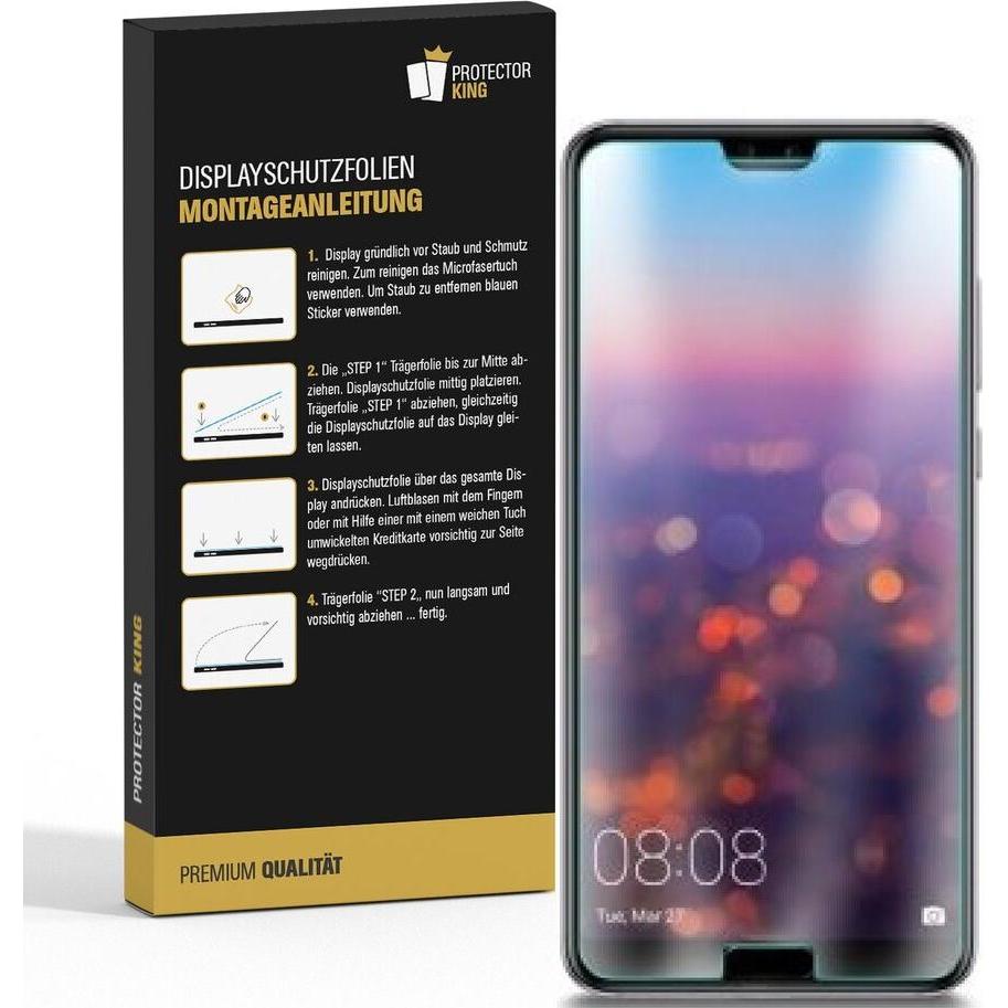 Thumbnail - Protectorking 6x Premium Displayschutzfolie 3D KLAR (6 Stück, Huawei P20), Smartphone Schutzfolie