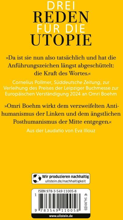 Produktbild Die Realität der Ideale (Deutsch, Michael Adrian, Omri Boehm, 2024)