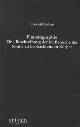 Produktbild Planetographie (Oswald Lohse, 2012)
