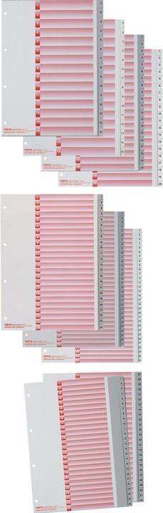 Actual product image Kolma Index A4 strong 1-52 52-piece grey