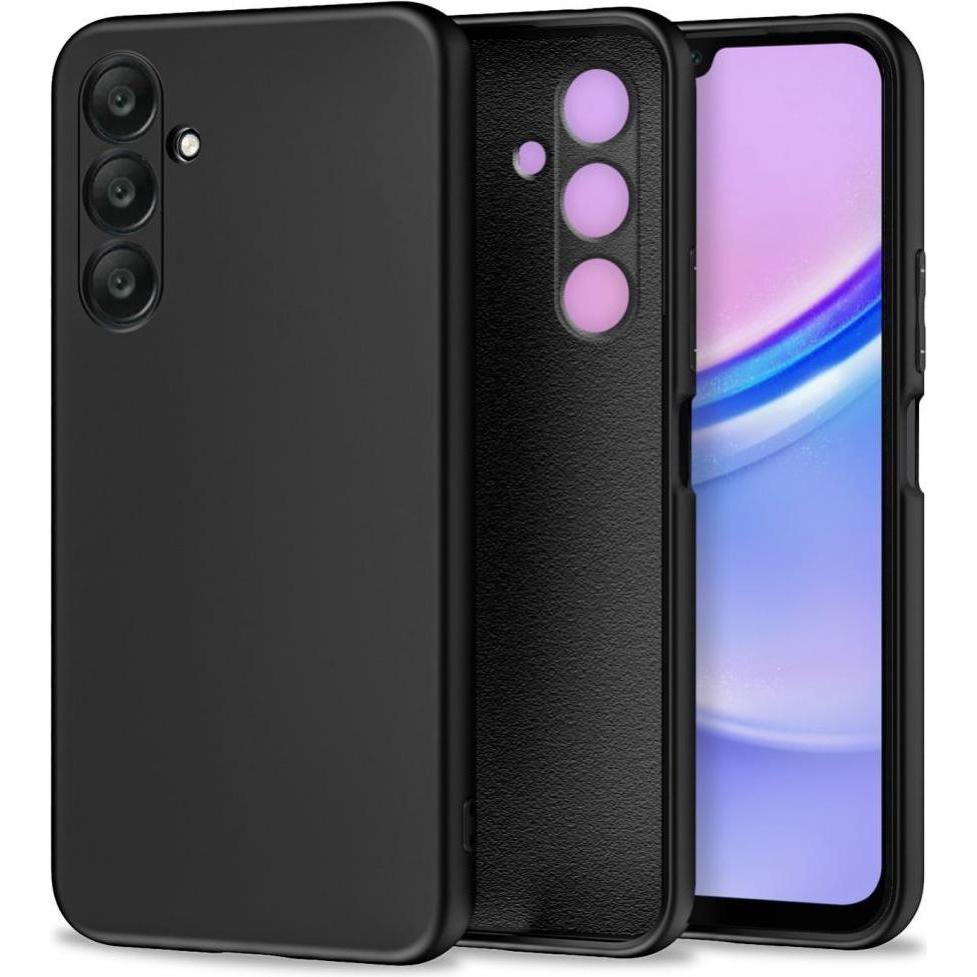 Tech-Protect Mobiili tagakaas Galaxy A15 /5G Icon, must (Samsung Galaxy A15), Smartphone Hülle, Schwarz
