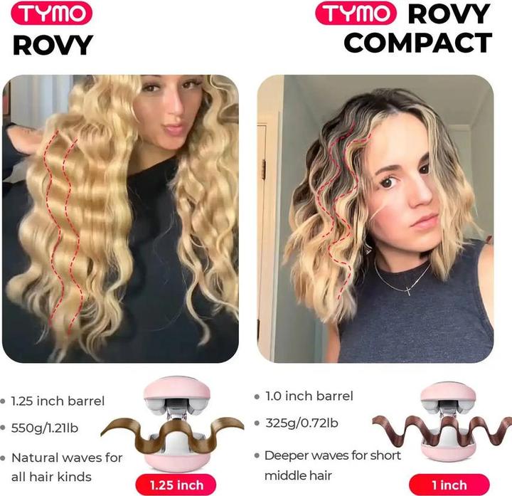 Produktbild Tymo Welleneisen Rovy für Grosse Locken (25mm, 4 Temperaturen)