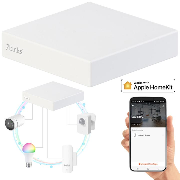 Produktbild 7links ZigBee-Gateway, Apple HomeKit