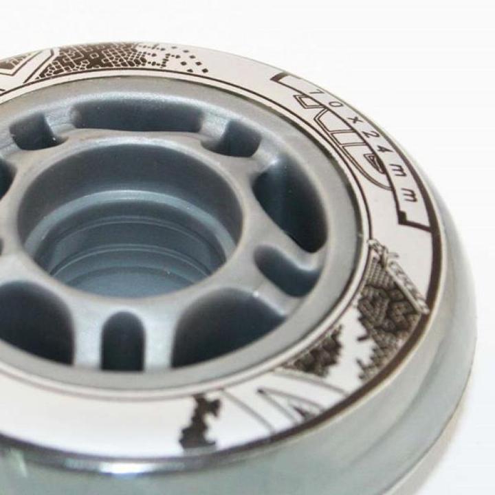 Produktbild Nils VE 70x24 82A TRANSPARENTE RÄDER (4 Stück) (70 mm, 82a)