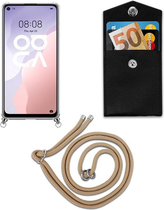 Produktbild Cadorabo TPU Handy Kette SILBER Cover