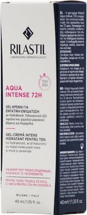 Actual product image Rilastil Aqua Intense 72h Gel Cream - 40ml (40 ml, Face gel)