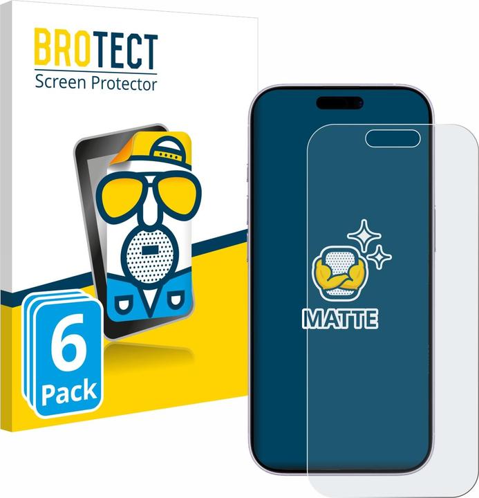 Immagine prodotto BROTECT Pellicola Opaca (6 Pezzo/i, Apple iPhone 17)