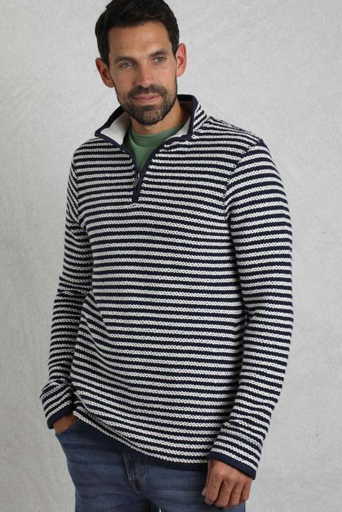 Immagine prodotto Weird Fish Shorling Maglione Strisce Cerniera ad un quarto Uomo (S)