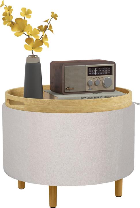 Produktbild Homcom Polsterhocker mit Stauraum