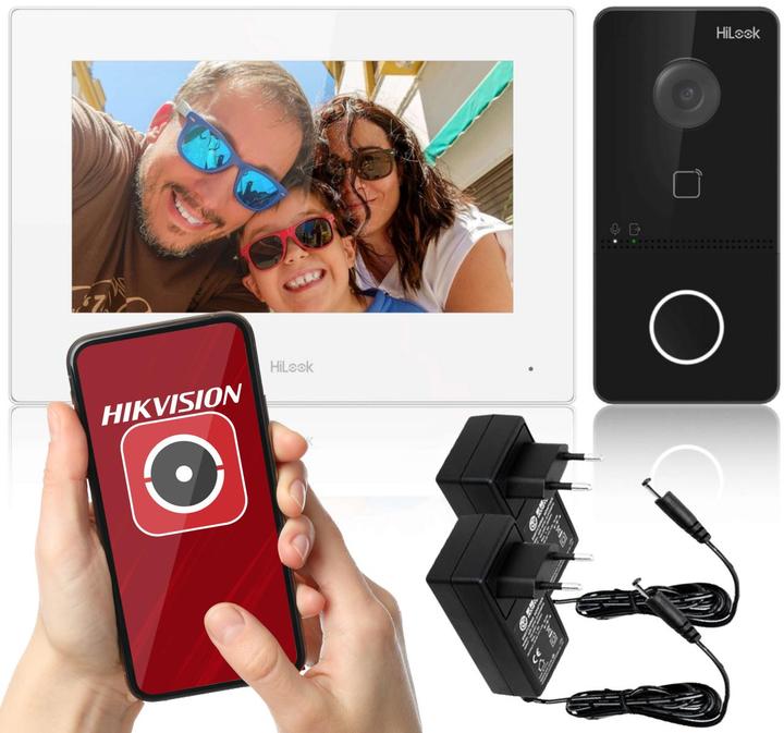 Actual product image Hikvision Zestaw wideodomofonowy IP Hilook IP-VIS-SLIM-W (Wi-Fi)