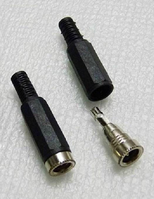 Actual product image OEM DC-socket 5.5mm 2.1mm solder version