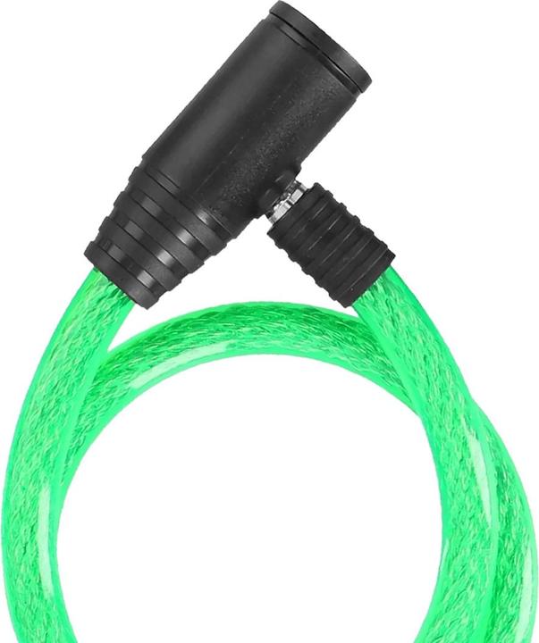 Actual product image Dunlop - Spiral-Fahrradschloss mit Schlüssel 90 cm (Grün)