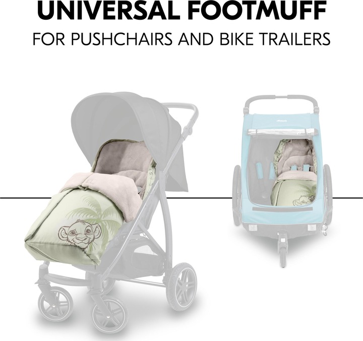 Produktbild Hauck Pushchair Footmuff Simba Olive