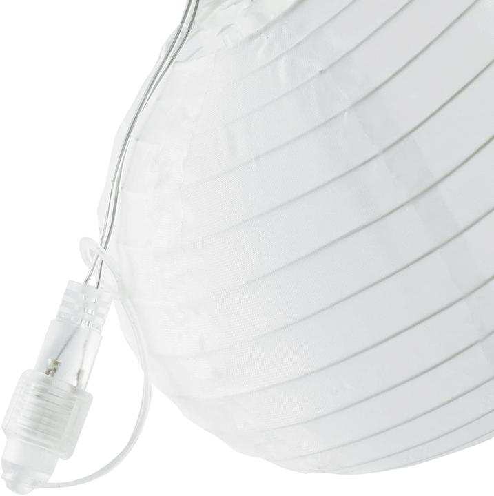 Lights4fun LED Lampion Lichterkette (7 m)