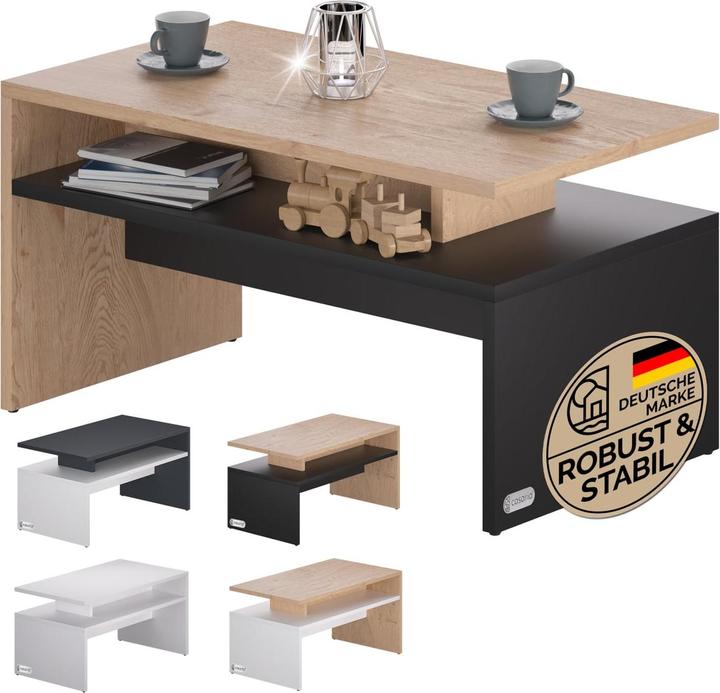 Casaria Couchtisch (95 x 55 x 50 cm)