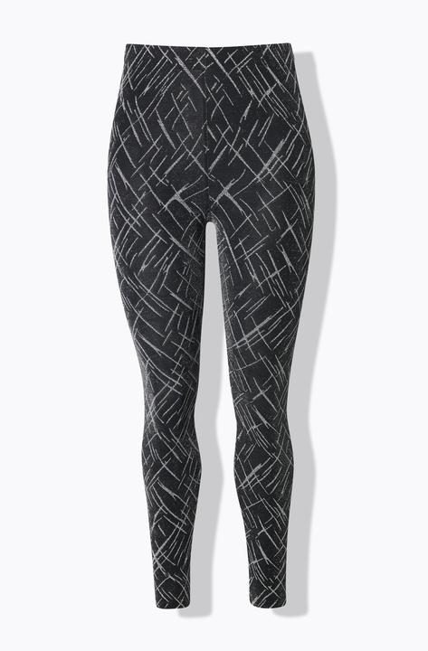 Produktbild Ulla Popken Strumpf-Leggings, gemustert, Glitter (54/56)