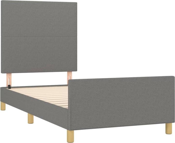 Image du produit vidaXL Bettgestell mit Kopfteil (80 x 200 cm)