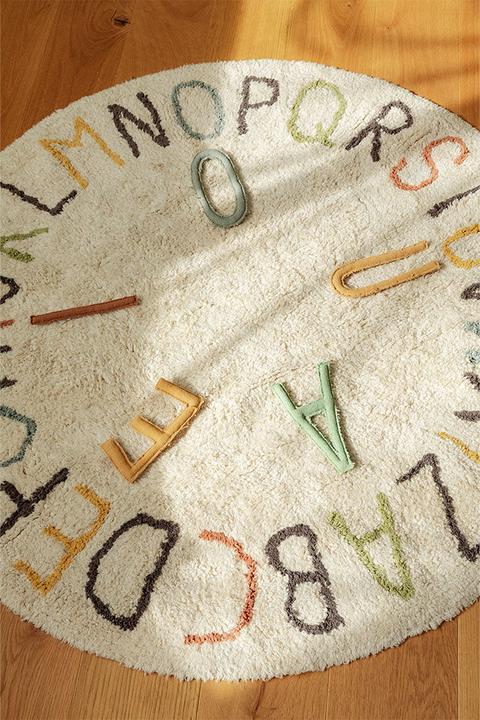 Produktbild Lorena Canals Waschbarer Teppich ABC Color And Letter (Rund)