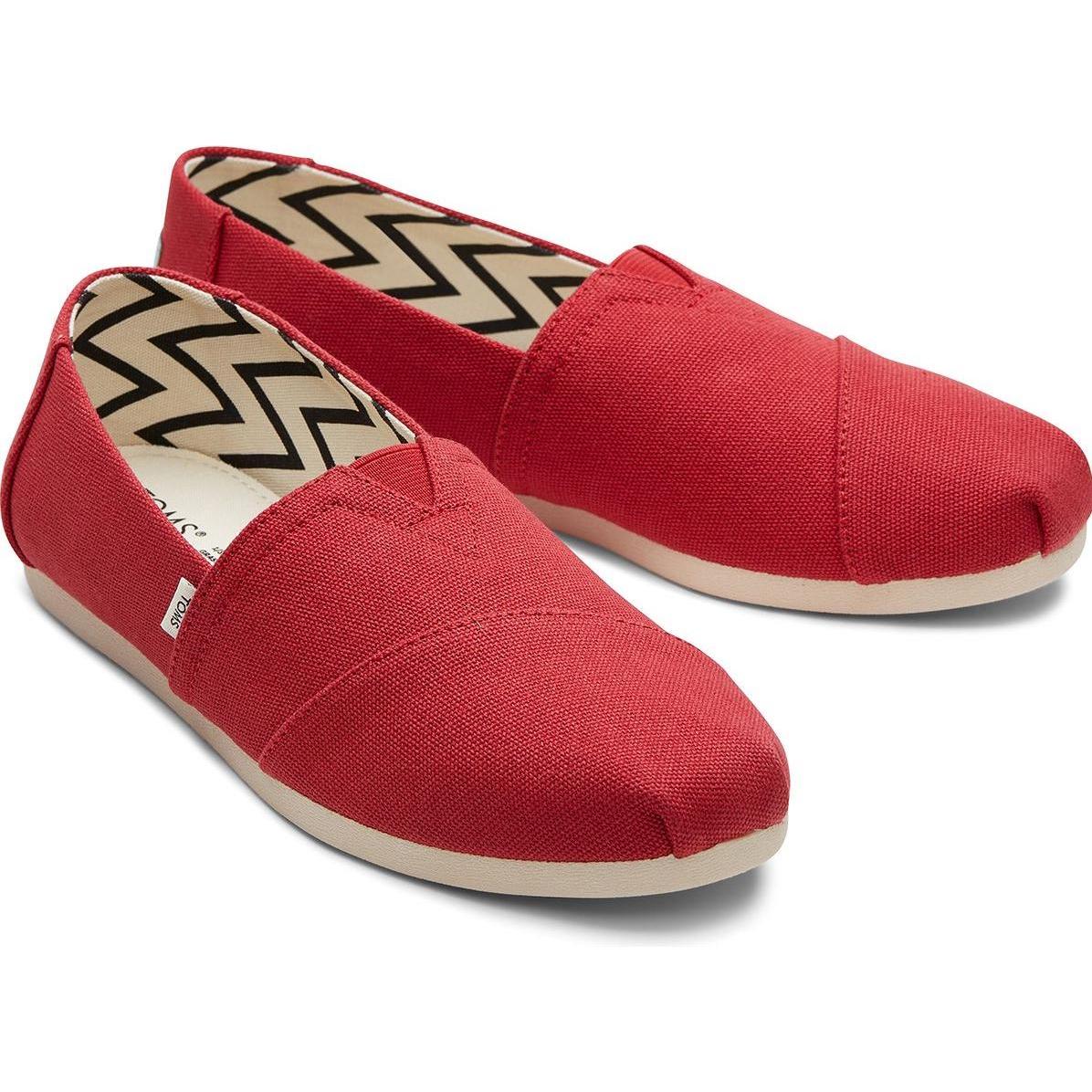 Thumbnail - Toms, Damen, Espadrilles, W' Classic Alpargata RecyCot, Rot, (40)