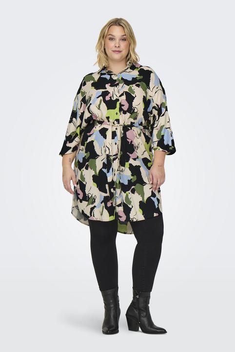 Produktbild Only CARISIDORA Midikleid Tunika mit halber Knopfleiste (42)
