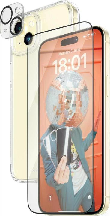 Produktbild PanzerGlass 3-in-1-Pack (1 Stück, Apple iPhone 15 Plus)