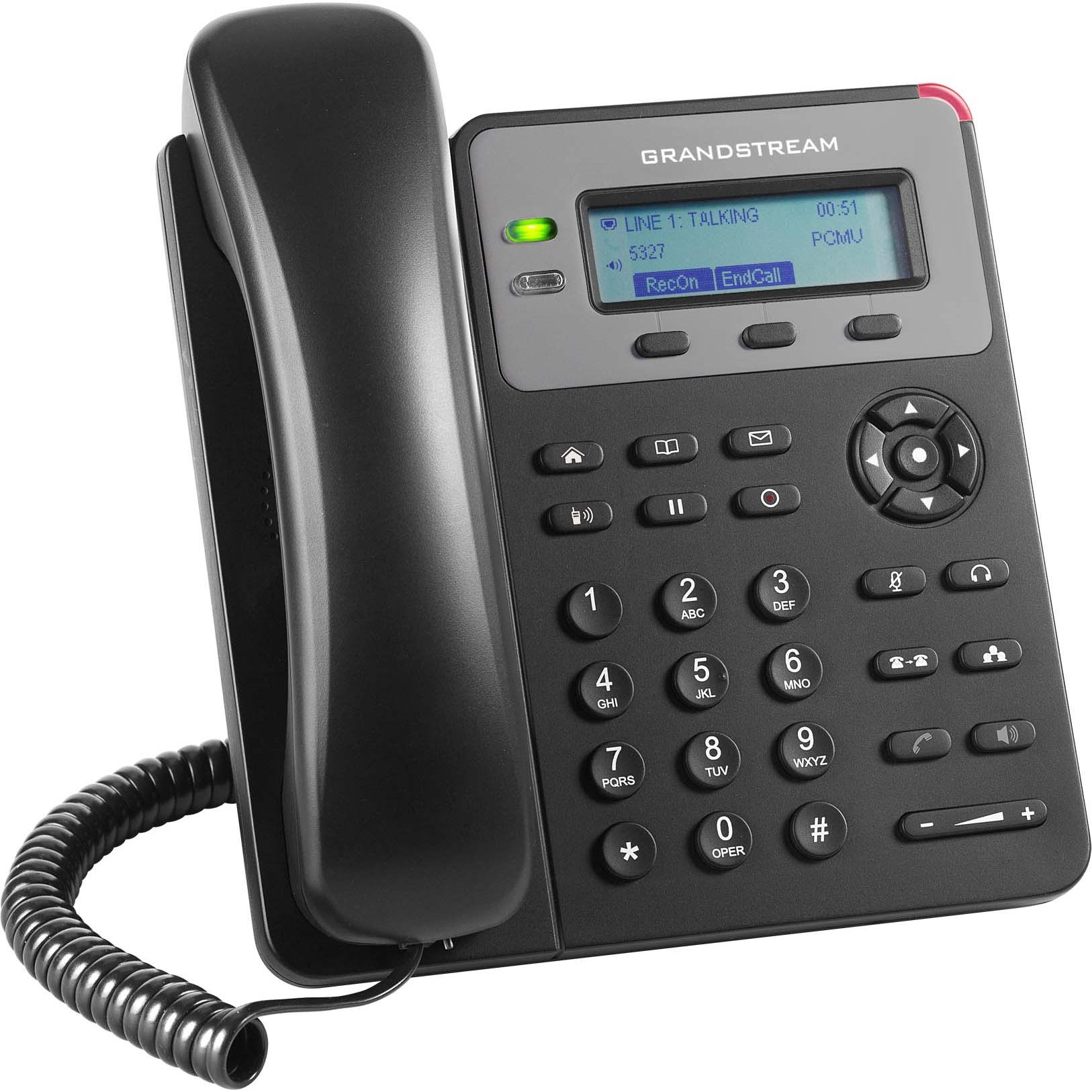 Grandstream GXP1610, Telefon, Schwarz