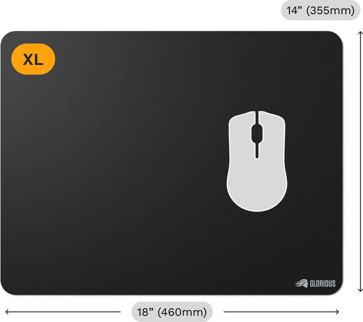 Image du produit Glorious Mouse Pad 2 XL - Edgeless - Black (XL)