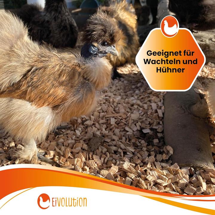 Produktbild Eivolution Buchenhack Einstreu, Staubfrei & Natürlich (15 kg, Einstreu)