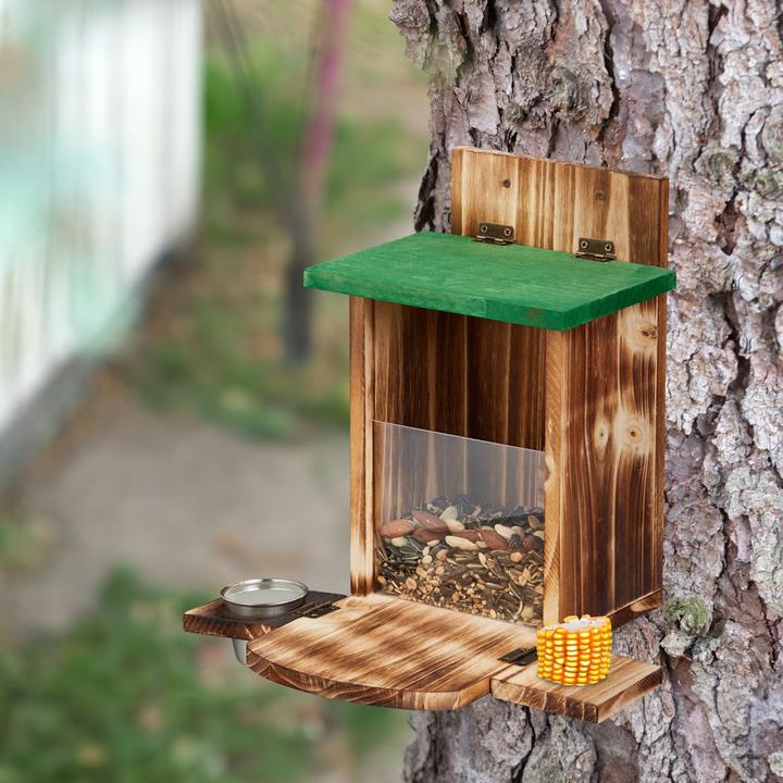 Produktbild Relaxdays Eichhörnchenfutterhaus