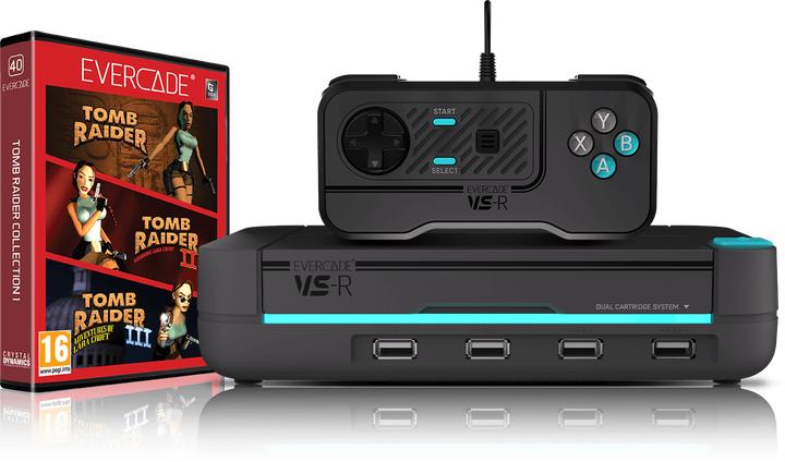 Evercade VS-R Console with Tomb Raider Collection 1 (I, II & III) /