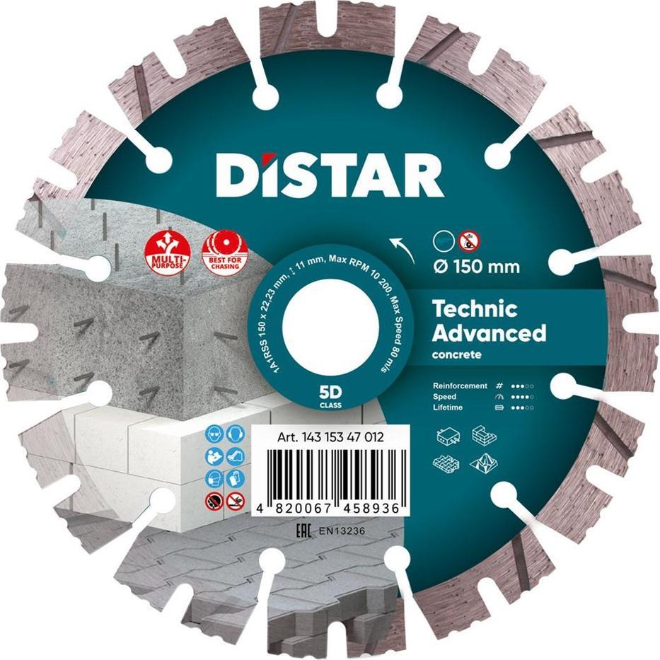 Thumbnail - Distar, Sägeblatt, TECHNIC ADVANCED DIAMANTTRENNSCHEIBE 150 x 2 3/1 5 x 11 x 22 23