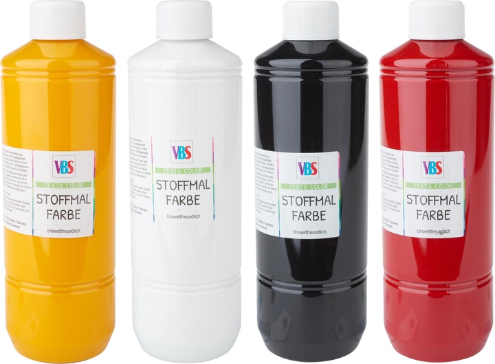 Image du produit VBS Peinture pour tissu, 500 ml (Noir, 500 ml)