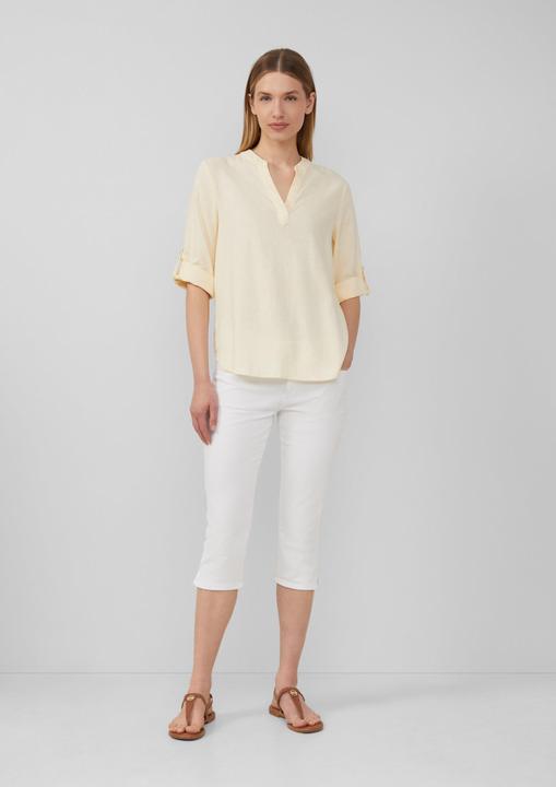 Image du produit S.Oliver Bluse Leinenmix-Bluse mit Turn-up (48)