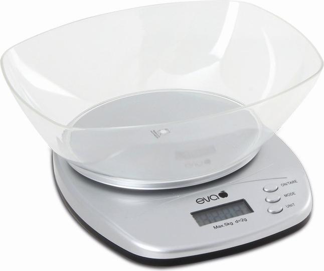 Produktbild Eva- Kochen und Haushalt Eva Digitale Küchenwaage mit Schale 5kg2g
