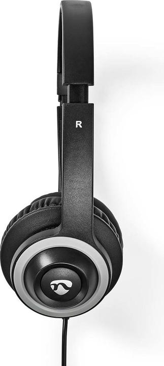 Produktbild Nedis PC Headset On-Ear, Stereo - Black (Kabelgebunden, USB-A, Google Meet, Microsoft Teams, Zoom)