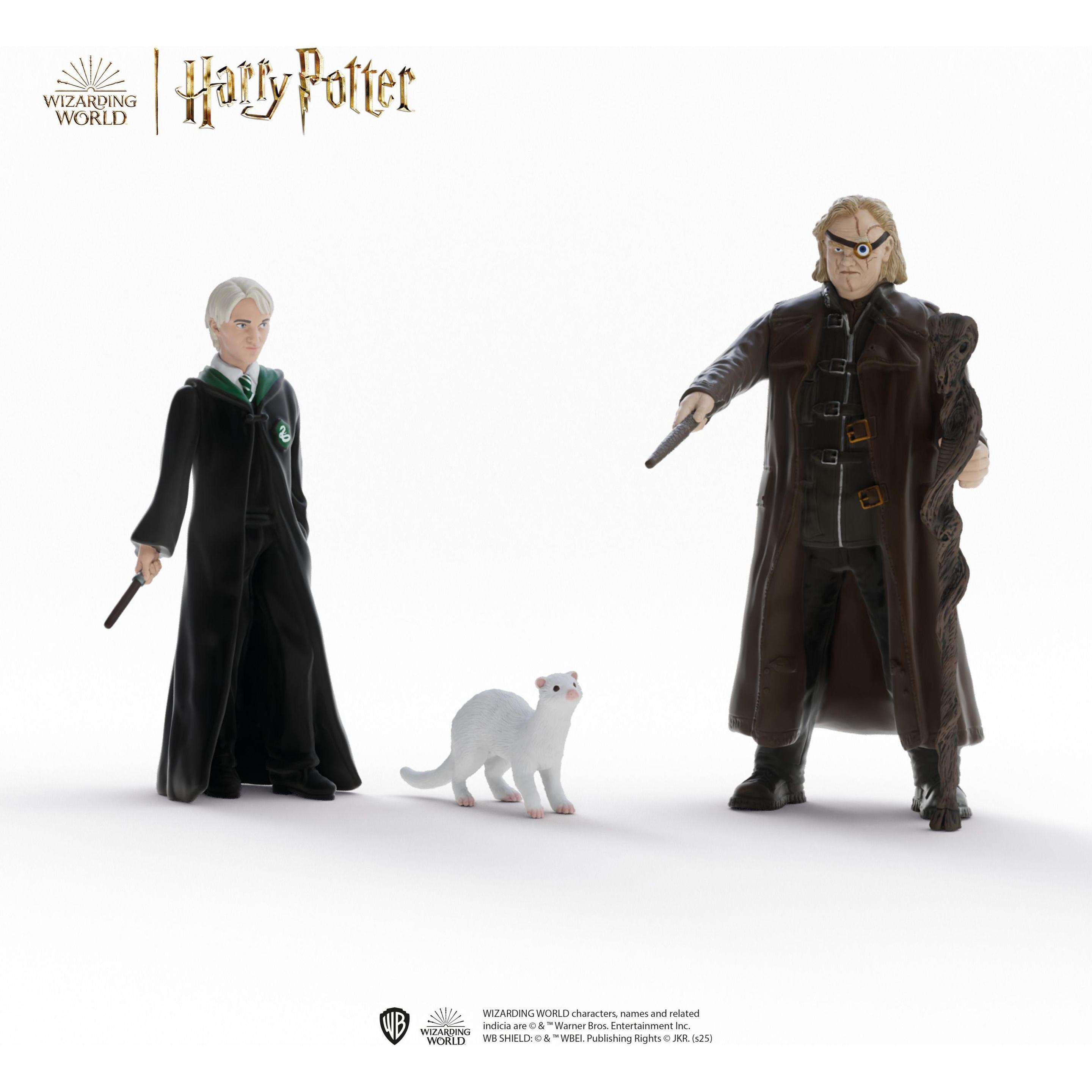 Schleich Mad-Eye Moody™ e Draco Malfoy™ con il furetto
