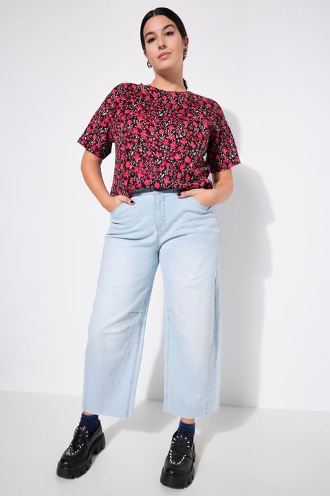 Image du produit Studio Untold Jean Barrel#, jambes ballon, taille haute, 5 poches (42)