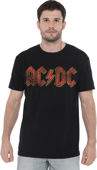 Immagine prodotto AC/DC Maglietta Logo Disegnato a Mano Uomo (M)