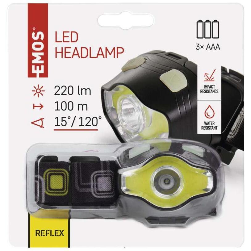 Thumbnail - Emos, Stirnlampe, (220 lm)