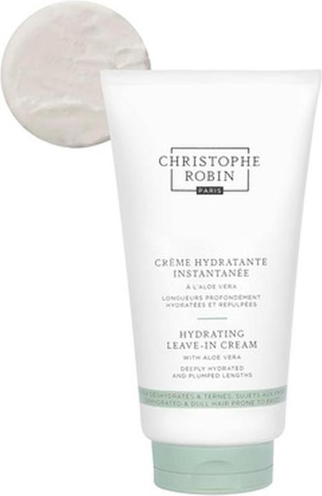 Actual product image Christophe Robin Hydrating Leave-In Cream with Aloe Vera (150 ml)