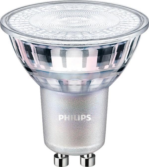 Philips LED-Reflektorlampe GU10 PAR16 2,8W 3000K 270lm E ws Prisma dimmbar 36° AC (GU10, 270 lm)