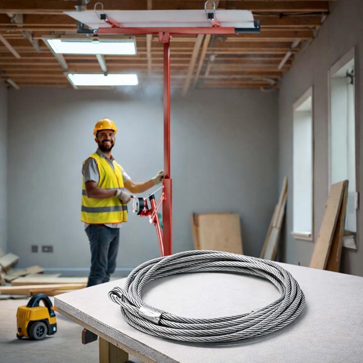 Actual product image Wiltec Spare Part - Steel Rope for Drywall lift