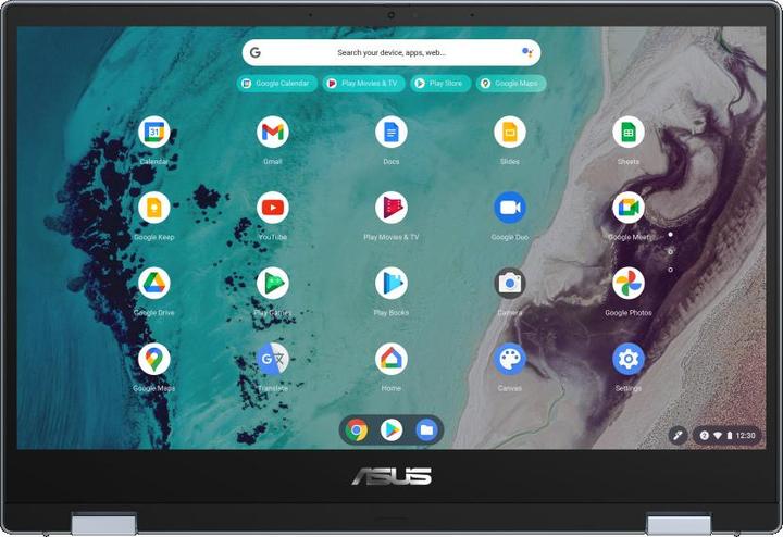 Actual product image ASUS Chromebook Flip CX3400FMA-EC0226 Core-i3-1110G4 | 14"-FHD | 8GB | 256GB | Chrome | niebieski (14", 256 GB, 8 GB, Intel Core i3-1110G4)