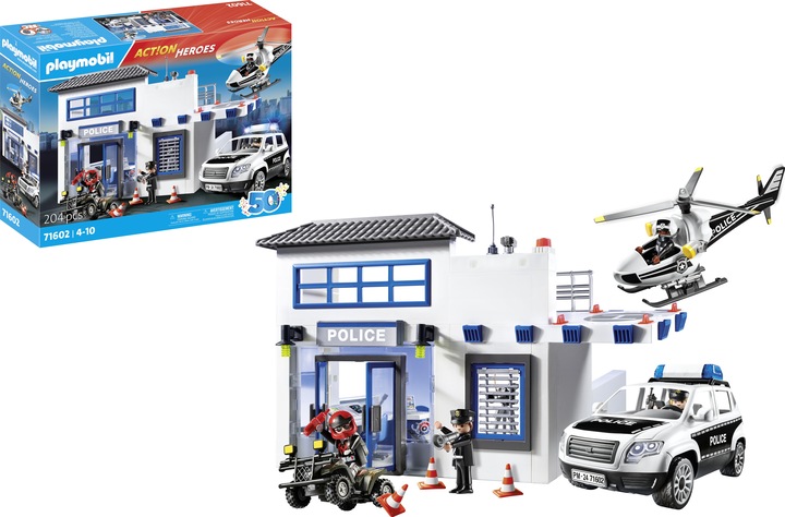 Image du produit Playmobil 71602 Poste de police (71602, Playmobil Action Heroes)