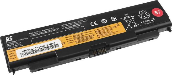 Actual product image GreenCell Laptop Battery for Lenovo ThinkPad T440p T540p W540 - 11.1V - 6800mAh (6 cubicles, 6800 mAh)